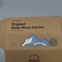 KeaBabies Baby Wrap Carrier - All in 1 Original Baby Carrier Newborn to Toddler Sling, Easy to Wear, Hands Free Bonding, Lightweight, Breathable Infant Wraps (Powder Blue) (One Size (Pack of 1))