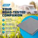Camco ULTRAGuard Camper & RV Cover Patch Kit - Repairs Holes and Tears in Trailer Cover - Features Easy Peel & Stick Application - 9-Inches x 6-Feet (45795)