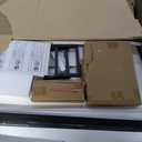 Maupvit Shoe Storage Cabinet with 2 Flip Drawers, Freestanding Organizer with Metal Legs for Entryway, Narrow Shoe Rack Cabinet, Black White