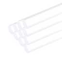 MECCANIXITY 10pcs Acrylic Round Rods 3/8" x 12" Clear Acrylic Dowel Rods Sticks Plastic Sticks Strip for DIY Crafts Lighting Gardening Decorations - 10mm x 300mm