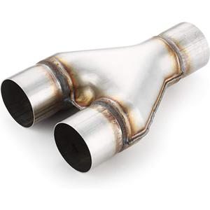 Exhaust Y Pipe 2.5" Inlet, A-KARCK Stainless Steel 2.5" Outlet 10" Long Y Pipe Withstands High Temperatures