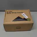 KeaBabies Baby Wrap Carrier Ring Sling - Easy to Wear, Adjustable D-Lite Baby Carrier Newborn to Toddler, Infant Carrying Shirt, Hands Free Bonding, Breathable Fabric Wearing Wrap (Trendy Black)