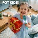 Amazmic Kids Karaoke Microphone Machine Toys for Girls Bluetooth Microphone with LED Light, Mother's Day Birthday Gift for Girls Boys 3 4 5 6 7 8 9 10 11 12 Year Old Kids Toys(Blue)