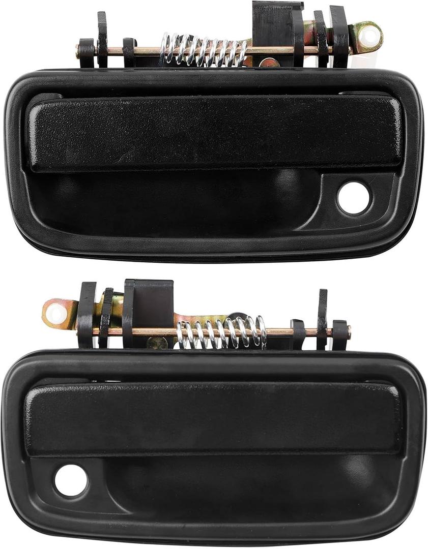 Gledewen Upgraded Metal Exterior Door Handle Driver & Passenger Side Pair Door Handle with Key Hole, Compatible with 1995-2004 Toyota Tacoma, Replaces# 79344 79345