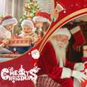 Sabary 24 Pcs 10 Color Christmas Ballpoint Pen Multicolor Retractable Ballpoint Pens 0.7 mm Multicolor Pen in One Push Type Multifunction Marker for Home Office Supplies Gift, 4 Styles