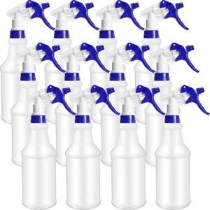 Eccliy 12 Pcs 16 Oz Plastic Spray Bottle, Adjustable Empty Reusable Sprayer for Cleaning, Planting, Water, Bathroom and Kitchen, BBQ, Commercial and Residential(Dark Blue,Original) Eccliy 12 Pcs 16 Oz Plastic Spray Bottle, Adjustable Empty Reusable Sprayer for Cleaning, Planting, Water, Bathroom and Kitchen, BBQ, Commercial and Residential(Dark Blue,Original)