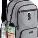 Lunch Backpack, Insulated Cooler Lunch Bag Backpack, Large Travel 17.3 Laptop Back Pack Sturdy Computer College School Bookbag for Women Men for Men Women Work Hiking Picnic