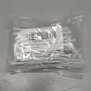 2 x WenSilon(30 PCS) 3/16" x3-1/4 White Concrete Screw Anchor White Flat Head for Anchoring to Masonry, Block or Brick Stucco