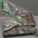 LIVEBOX Easy Jute Indoor Outdoor Rug 3x5, Washable Front Door Rug Indoor Entrance Non Slip Entryway Rugs, Black Neutral Modern Striped Carpet for Kitchen,Living Room,Mudroom