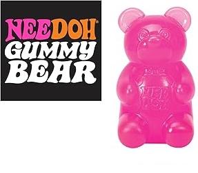 Schylling NeeDoh Gummy Bear - Sensory Fidget Toy with Jelly-Like Filling - 3.5" Tall - (Pack of 1) Schylling NeeDoh Gummy Bear - Sensory Fidget Toy with Jelly-Like Filling - 3.5" Tall - (Pack of 1)