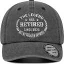 Retirement Gifts for Men Women 2026, Best Personalized Funny Retired Ideas Gifts (Grey - 001)