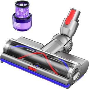 Vacuum Head Replacement Compatible with Dyson V11 Absolute V15 Animal Cordless Vacuum Cleaner,The Motorhead Replacement Parts Suitable For Hardwood Floor Attachment,Includes 1 motorhead and 1 filters.