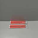 Ni-JASW Red Flameless Taper Candles with Remote, Battery Powered Valentines Day LED Candlesticks Flickering Set of 4