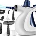 Handheld Steam Cleaner for Home, Pressurized Hand Held Steamer for Cleaning, Portable MultiSurface Clean for Home, Upholstery, Car, Floor, Kitchen, White