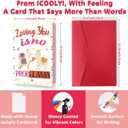 2 x Funny Cute Valentines Day Card and Gift for Him or Her  Valentines Day Card for Boyfriend Girlfriend Husband Wife (WY-500)