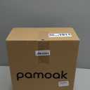 2.3 Gallons Rectangular Wooden Trash Can | Trash Can with Bin Liners | Decorative Waste Basket | Recycling Bin for Bathroom | Natural Wood Finish Basket for Kitchen | Paper Basket for Office (Mahogony)