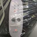 Calming Heat Massaging Weighted Heating Pad by Sharper Image- Weighted Electric Heating Pad with Massaging Vibrations, 9 Settings- 3 Heat, 6 Massage- 18 Relaxing Combinations, 12 x 24, 4 lbs