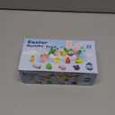 Non Candy Easter Egg Fillers Stuffers for Kids 24 PCS, Easter Mochi Squishy Fidget Toys Gifts Basket Essentials for Toddler, Mini Party Favors Supplies Prizes Goodie Treat Bag Trinkets for Boys Girls