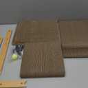 EHEYCIGA Cardboard Cat Scratcher for Indoor Cats, 26.8 Inch L Shaped Vertical Cat Scratching Board with Ball Cat Toy, Large Cat Scratcher Pad, Brown