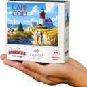 Boardwalk Cape Cod 210 Piece Personal Puzzle, Jigsaw Puzzles with Premium Box, Massachusetts Gifts for Adults, 6"x8"