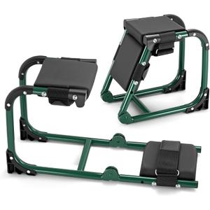 Tcoivs Knee Seat, Foldable Garden Kneeler and Seat, with Adjustable Kneeling Pad and Soft Seat Cushion, Supports Up to 350 LBS