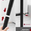 Storage Shelves - 5 Tier Shelf Organizer, Heavy Duty Garage Shelving Unit with Leveling Feet, Stable Metal Shelves Organizer for Pantry, Kitchen and Closet, 33.0" W x 12.6" D x 72.0" H, Black