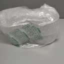 4 Pack Clear Acrylic Flower Vase Circle Floral Centerpiece Dining Table, 5.9 Inch Wedding Round Flower Vase, 15 Holes Modern Acrylic Low Vases with Holes