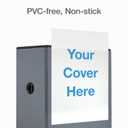 Cardinal 3 Ring Binder, 6 Inch Heavy Duty XtraLife Binder, Locking Slant-D Rings, Crack-Resistant Cover & Spine, ClearVue Covers with Shelf Pull, Holds 1,300 Sheets, Black (26361)