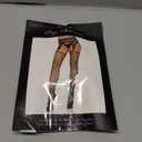 Leg Avenue women's Fishnet Stockings With Attached Garter Belt (One Size, Black Industrial)