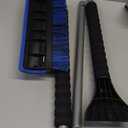 helloleiboo 2025 Extra Long 55.7" Ice Scrapers for Car Windshield Multi-Functional Detachable Car Ice Scraper with Foam Grip and 270 Pivoting Brush Head Snow Brush for SUV Truck Auto (Blue)