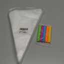 LotFancy Piping Bags 18 Inch, Pack of 100, Extra Thick Anti-Burst Pastry Bags with 5 Clips, Disposable Cake Decorating Bag for Cupcakes Cookies