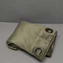 jinchan Velvet Curtain for Living Room, Sage Thermal Insulated Luxury Drape for Bedroom 108 Inch Long, Soft Privacy Room Darkening Extra Long Window Ring Top Treatment Grommet 1 Panel, Sage Green