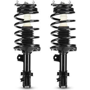 Front Struts Shocks w/Coil Springs Absorber for 2006-2011 Hyundai Accent, 2006-2011 Kia Rio ONLY (LX, SX), 2007 2008 2009 2010 Strut Shock Absorbers Assembly (Fits 172298 172297)