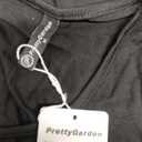 PRETTYGARDEN Maxi Dresses for Women 2025 Summer Casual Sleeveless Patchwork Flowy Vacation Sundress Knit Long Work Tank Dress (Medium, Black)