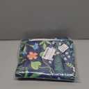 Flower Floral Dish Drying Mat 18x24 inch Microfiber Navy Blue Drying Mats with Hanging Loop Absorbent Green Leaves Dish Drainer Mat Reversible Flowers Drying Pad for Kitchen Counter Sink