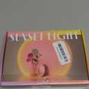 Sunset Lamp Projection, Sunset Night Light Rainbow Projector 180 16 Color Changing 4 Modes, Vlog, Photography, Decorative, Party Decor, Gift for Women(16 Color) (red)