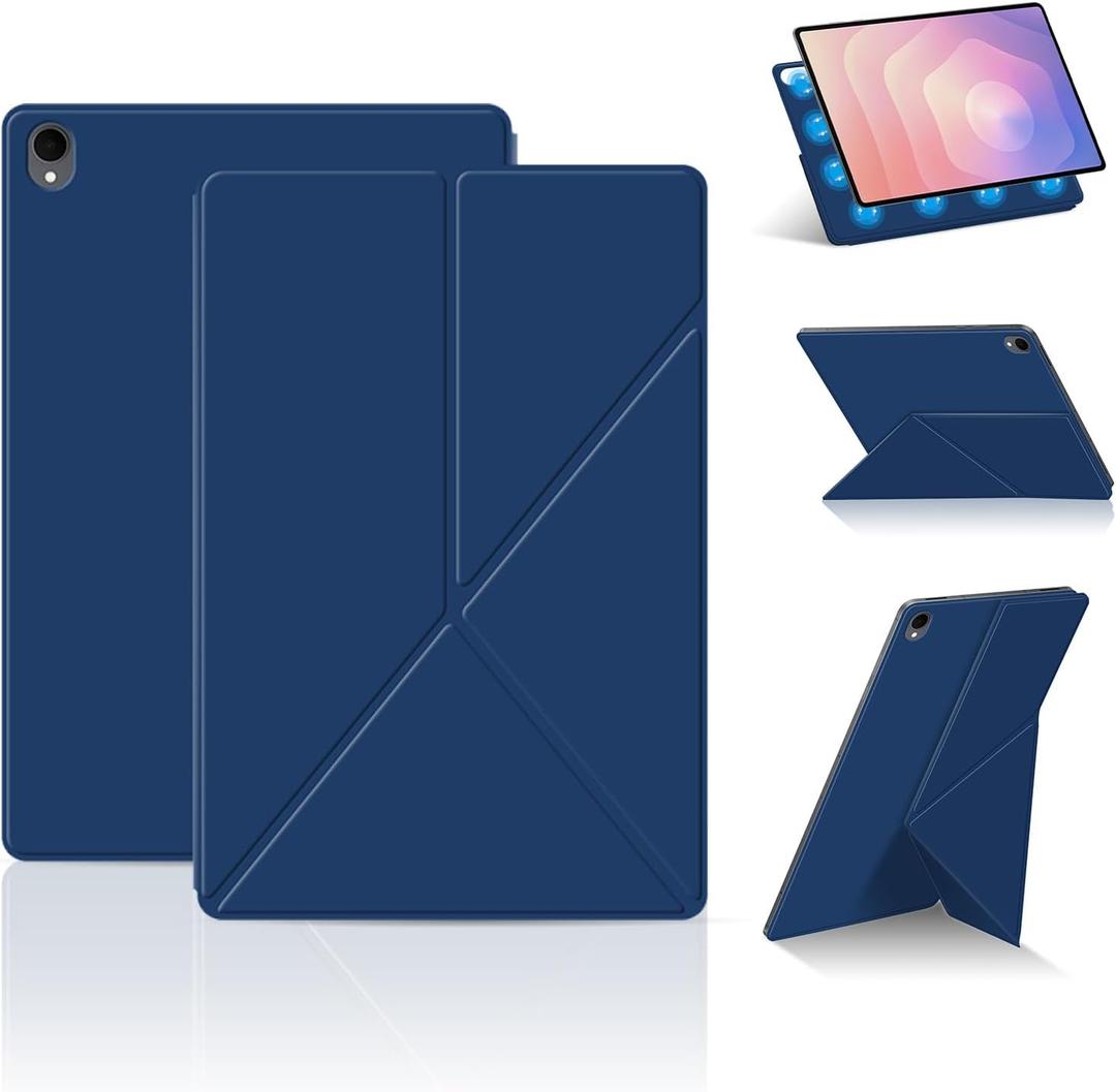 for Samsung Galaxy Tab S11 Case 11 inch, Magnetic Attachment | Auto Wake/Sleep | Multi-Viewing Angles | Slim Light Shell Cover | Compatible with Samsung Galaxy Tab S11 | Blue