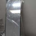 Delma Arched Mirror Full Length,Standing Mirror Full Body,Large Floor with Stand for Wall Entryway Door Bedroom Bathroom Living Room (56"L x 15"W, Black Frame)