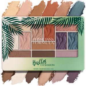 Physicians Formula Murumuru Butter Eyeshadow, 12-Shade Ultra-Creamy Palette with Murumuru & Tucuma Butters, Silky Soft Blendable Formula Tropical Days