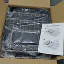 SNTD Dish Drying Rack, Expandable Dish Rack for Kitchen Counter, Stainless Steel Dish Drainer with Drainboard Set and Utensil Holder (Gray)