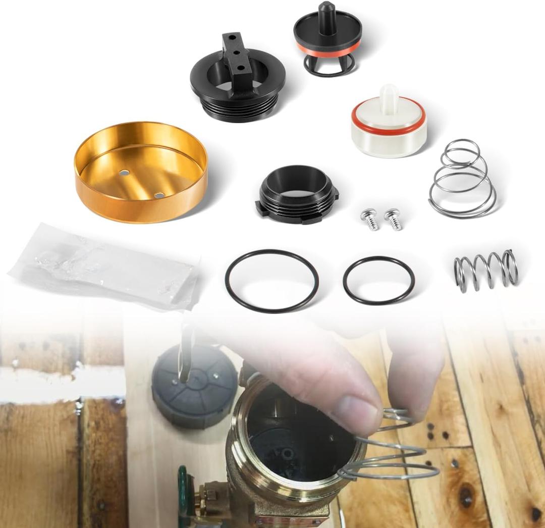 RK 800M4-T 1/2" & 3/4" Total Repair Kit, 0887727 887727 Repair Kit for Watts 1/2" and 3/4" 800M4QT / LF800M4QT Pressure Vacuum Breaker, Replacement for Watts RK 800M4-T
