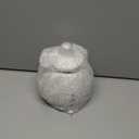 Garlic Keeper for Counter, Ceramic Storage Pod with Lid Large Garlic Saver for Kitchen to Keep Your Cloves Fresh Longer, White