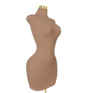 SHAREWIN Sexy Female Mannequin, Pinnable Manikin Body Torso for Clothing Display, Brown
