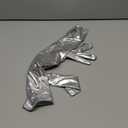 Women Silver Gold Gloves Long Metallic Costume Accessories Glitter Sparkly Chrome Sleeves, 21.2L