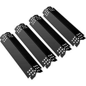 Unicook Grill Burner Covers for Nexgrill 720-0830H, 5 Burner 720-0888, 720-0888N, Gas Grill Replacement Parts Heat Plates, 14.6 Inch Flame Tamer, 4 Pack