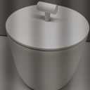 Simple Modern Vacuum Insulated Ice Bucket with Lid and Scoop | For Cocktail, Champagne, Wine, Beer, & Hosting | Stainless Steel 100oz Capacity for Large Parties | Rocks Collection | Winter White