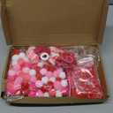 264 Pcs Valentine's Day Sensory Bin Items Valentine Counting Sorting Sensory Bin Filler Fine Motor Felt XOXO Acrylic Heart Counts for Valentine's Counting Decor