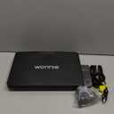 WONNIE 16.9" Portable Blu Ray Player with 14.1" 1080P Full HD Large Swivel Screen, Blu-ray DVD Player with HDMI Out & AV in, 4-5 Hours Rechargeable Battery, Support MP4, MOV Video & USB/SD Card