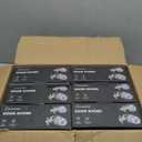 (6 Sets) All Keyed Same Entry Knobs&Single Cylinder Deadbolt for Exterior Front Doors, Matte Black Finish Round Ball Entry Door Lock with Same Keys by Lanwandeng
