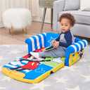 Marshmallow Furniture Kids Sofa, 2-in-1 Flip Open Couch & Bed, Mickey Mouse